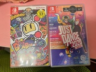 Switch games 炸彈人 ringfit  just dance