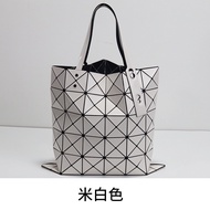 Issey miyake Triangle 2022 New Style Summer Shoulder Bag Lifetime 6 Grid Female Bag Rhombus Geometric Bag Tote Handbag-Customization