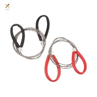 2 PC PVC Pipe Cable Saw Stainless Steel Wire Saw Hand Pocket String Rope Saw Emergency Survival Wire
