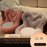 🍁Heart-Shaped Futon Cushion Floor Bedroom Mat Chair Cushion Pet Cat Kennel Home Floor round Cushion Buttock Cushion MGSH