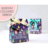 FAST DELIVERY Christmas Ribbon Packaging Gift Box Party Bag Xmas Wrapper Sg Wholesale Stocks Sticker Label