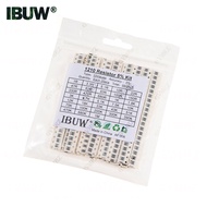 0201 0402 0603 0805 1206 1% 5% SMD Resistor Assorted Kit 1R-1M 10K 100K 1K 100R Resistance Set DIY