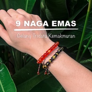 Tridatu 9 Dragon Bracelet, Symbol of Prosperity Fortune