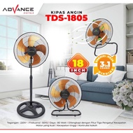 Kipas Angin Tornado 3in1 Advance TDS-1805 Kipas Angin Besi