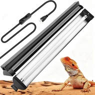 T5 HO UVB Reptile Light Fixture 24W Includes 10.0 UVB Bulb High Output UVB Light for Reptiles 22" T5