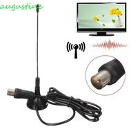 AUGUSTINE TV Antenna Freeview, 5dBi DVB-T/TV Digital Tv Antenna, Free Channel Aerial Booster Free Channel Black Mini HDTV Antenna Indoor Outdoor