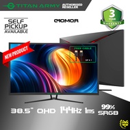TITAN ARMY 40" 2K QHD 144Hz 1ms 99%sRGB Curved Adaptive Sync Gaming Monitor (C40MQR)- [2560x1440p]/E