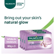 Palmolive White & Smooth Bar Soap Valuepack 80g x 3