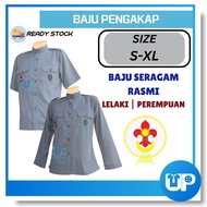 Original Uniform Baju Kemeja Pengakap Kanak-Kanak/Muda/Remaja Lengan Pendek Panjang Lelaki Perempuan