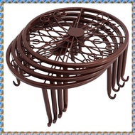 (M  S)4 Pieces of Plant Stand Indoor and Outdoor Metal Rust-Proof Plant Stand, Classic Flower Pot Stand