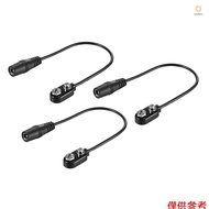 3pcs 9V Battery Clip Converter Snap Connector 2.1mm * 5.5mm Female Plug for Guitar Effect One Spot P