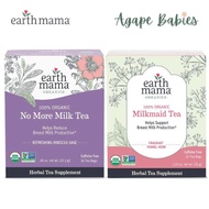 Earth Mama Angel Baby, Organic Milkmaid Tea/No More Milk Tea (16 Tea Bags) - 2 Types