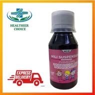 KCK Mili Paracetamol Suspension 250mg/5ml Rasberry Flavour Alcohol free 100ml ( exp: 09/27)