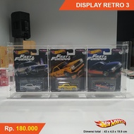 Hotwheels Retro Blister Projector DISPLAY Pack of 3