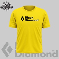 021 Black Diamond T-shirt Baju Black Diamond (Microfiber T-shirt) Outdoor T-shirt Hiking T-shirt (Re