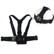 Camera Chest Youtubers Chest Strap GoPro Chest Mounting GoPro Hero Chest Chest Bag GoPro Chest Action Cam Chest Strap Action Cam Chest Mounting Action Cam Strap Camera Chest Action Chest Harness Belt Strap with Head Belt for GoPro &amp; Xiaomi Yi