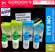 Eye Mo Regular Moist Eye Drops 7.5ml / 15ml Lubricant Eyes Eyemo Green Blue Ubat Mata 安宁滋潤眼药水 Combip