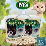 [ UPGRADE VERSION ] BYS Brewers Yeast Vitamin For Cat & Dog in Repack 1 biji / Pet Supplement / Bulu