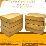 Snack Box 12x16 Cake Box (BAR2K1-16X12X7.5 Cm)