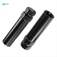 7 Spline Lug Nut Key 6 Spline Lug Nut Socket Removal Tool, 2 PCS Dual Hex Drive Aftermarket Wheel Lo