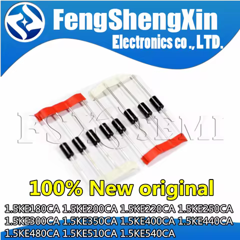 20pcs 1.5KE180CA 1.5KE200CA 1.5KE220CA 1.5KE250CA 1.5KE300CA 1.5KE350CA 1.5KE400CA 1.5KE440CA 1.5KE4