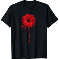 Aplastic Anemia Awareness Shirt Warrior Pretty Flower Tee T-Shirt