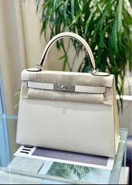 Hermes Kelly 28 nata白銀扣 epsom B