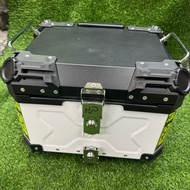 Motor Top Box Motorcycle Box Allumium 45L W/ Backrest
