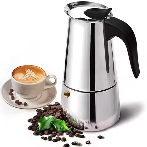 2/4/6 Cups Italian Mocha Pot Coffee Machine Espresso Cup Coffee Machine Latte Coffee Machine Top Moc