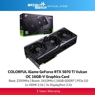 COLORFUL iGame GeForce RTX 5070 Ti Vulcan OC 16GB-V Graphics Card
