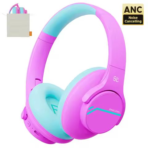 Kids ANC Wireless Over Ear Bluetooth Headphones Noise Cancelling Headphones & Hearing Protection for