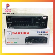 SAKURA AV-739UB AMPLIFIER,  USB-SD 750W x 2