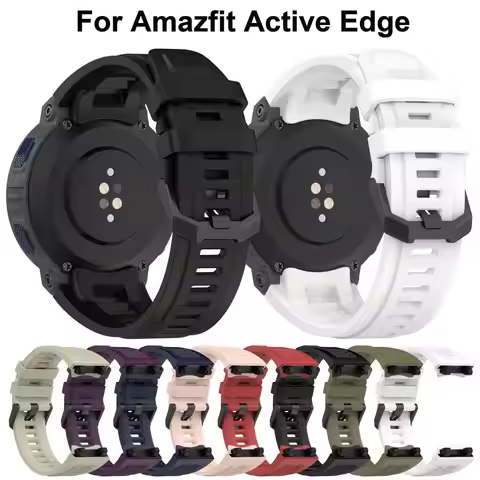 New Replacement Silicone Strap Watch Accessories Wristband Soft Smart Watchband for Amazfit Active E