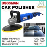RMK Bossman Car Polisher 180mm Powerful 1200Watt Variable Speed 600 to 3000 RPM Car Polish Shiny Cle
