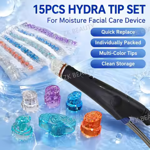 2026 Newest ABS Material Hydra Skin Care Hydrodermabrasion Facial Machine Tips Aqua Facial Tips