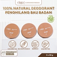 [3pcs package] Ciara Natural Deodorant Eliminates Body and Underarm Odor, Natural Anti-Odor No. 1 in