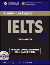 CAMBRIDGE IELTS 6 : STUDENT'S BOOK WITH ANSWERS (WITH AUDIO CD) ▶️ BY DKTODAY