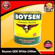 ♂ ❏ ✢ Boysen QDE White 1/4 Liter Quick Dry Enamel Paint [B-600]
