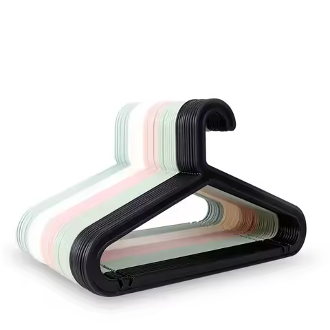 10PCs/lot Adult Clothes Hangers Jeans Pants Coat Hanger Home Storage Holder Dress Hanger Dying Racks