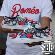 VANS MARIO SNEAKERS CASUAL MEN'S SHOES COOL VANS AUTHENTIC MARIO BROSS LUIGI MEN'S AUTHENTIC