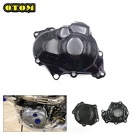 Motorcycle For YAMAHA TRICKER Ignition Cover Engine Carbon Fiber Magneto Protector Guard XT250 XG250