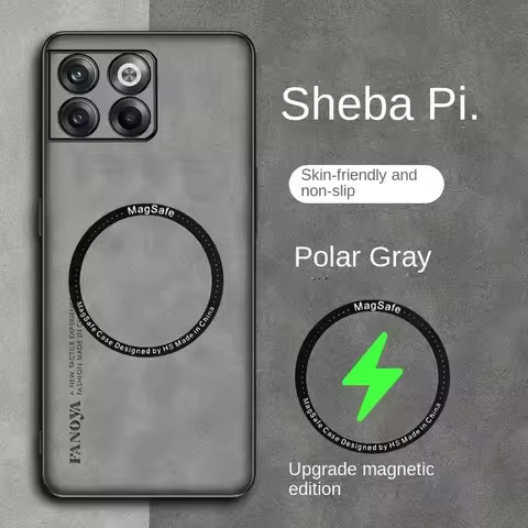 For OnePlus 11 10 9 8 7 Pro Case Soft PU Skin With Magnetic Protective Back Cover For OnePlus 11R 10