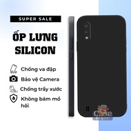 Samsung A01 / A02 / A01 Core black flexible silicone case, protects phone camera