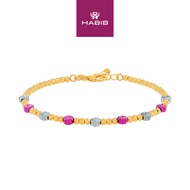 HABIB Oro Italia 916 Yellow Gold Bangle GB92110324(FT)-TI (22K Gold)