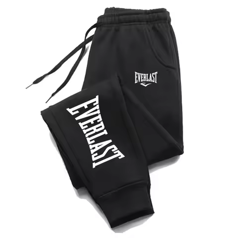 EVERLAST Men Women Jogging Sweatpants Running Trousers Fleece Streetwear Sport Oversized Jogger Swea
