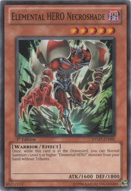 Yu-Gi-Oh! - Elemental HERO Necroshade (RYMP-EN005) - Ra Yellow Mega-Pack - 1st Edition - Common