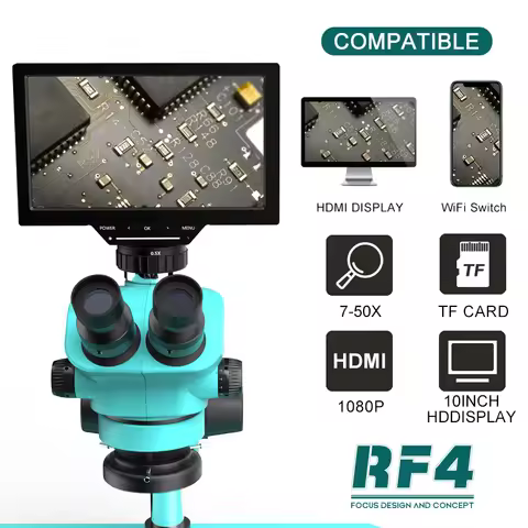 RF4 HD 16MP Monitor Full HD HDMI WIFI Camera Smart Display Screen Apply To Stereo Binocular / Triple
