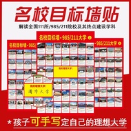 Hang Dreams/University Wall Stickers Inspirational Famous School High School List 985 Inspirational 