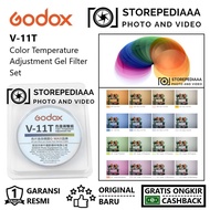 Godox V-11T Color Temperature Gel Filter Set for V1 AD100Pro AK-R1 H200R AD200 AD200Pro S-R1