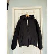 Good Item ️ Hybrid Down Parka Sweater Duck Feather Uniqlo (Black) Removable Zipper 2 Side Pockets No